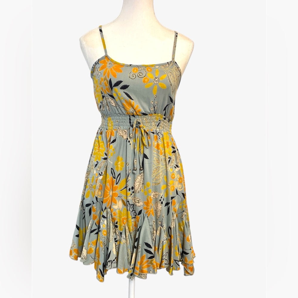 Angie Girls XL (16)Floral Sundress – Adjustable Straps, Smocked Waist NWT